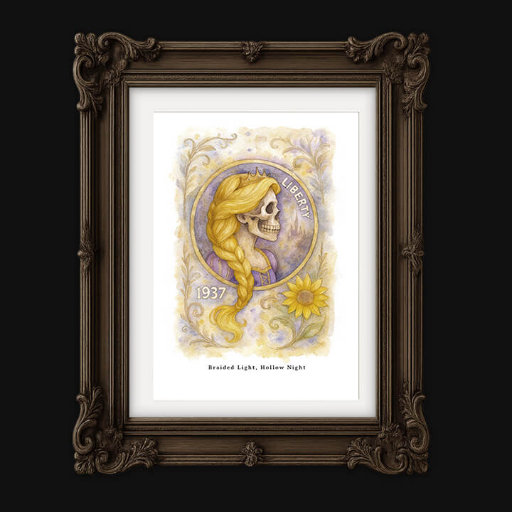 Braided Light, Hollow Night Rustfetish Hobo Coins