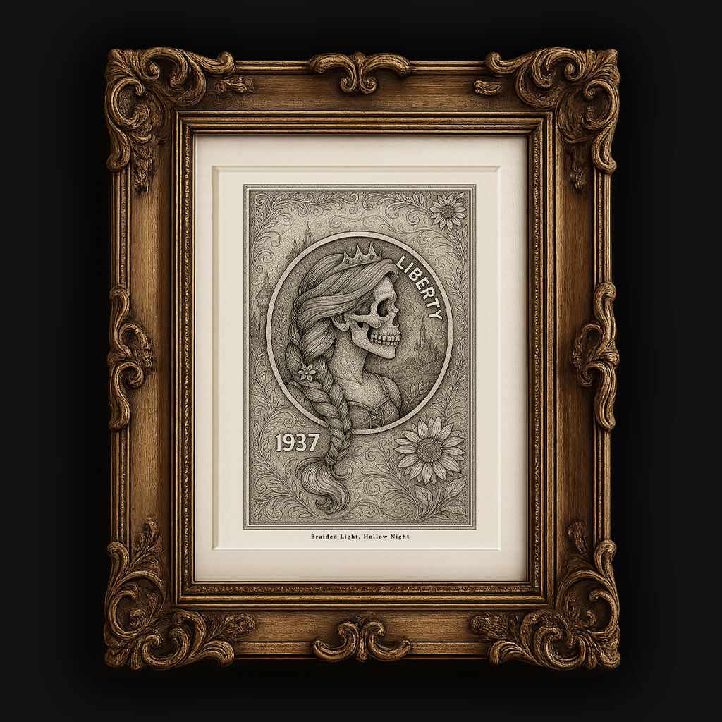 Braided Light, Hollow Night Rustfetish Hobo Coins