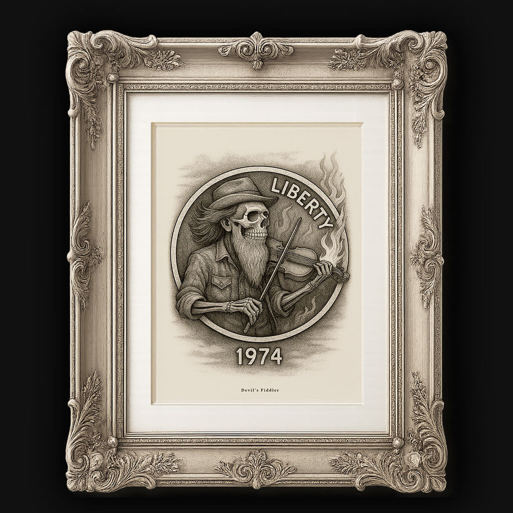 Devil’s Fiddler Rustfetish Hobo Coins