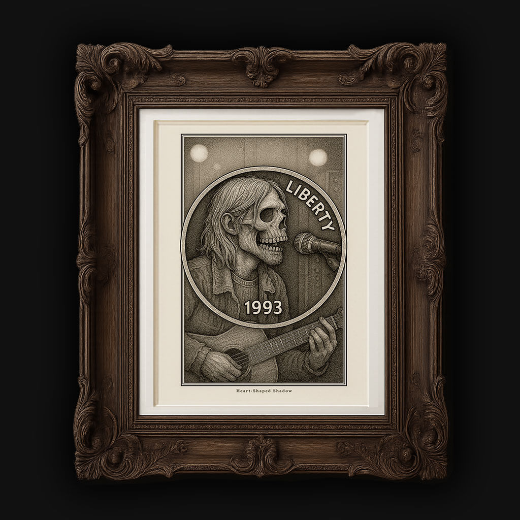 Heart Shaped Shadow Rustfetish Hobo Coins