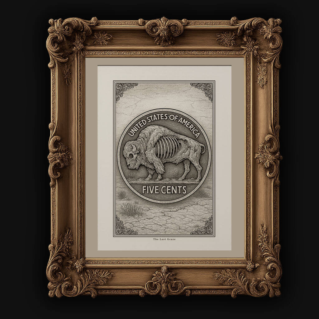 The Last Graze Hobo Buffalo Nickel