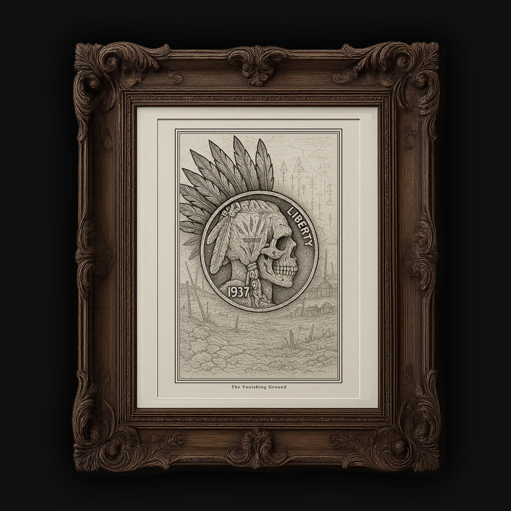 The Vanishing Ground Hobo Buffalo Nickel