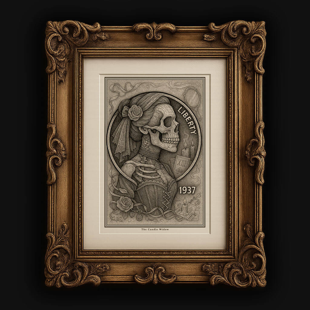 The Candle Widow Hobo Buffalo Nickel