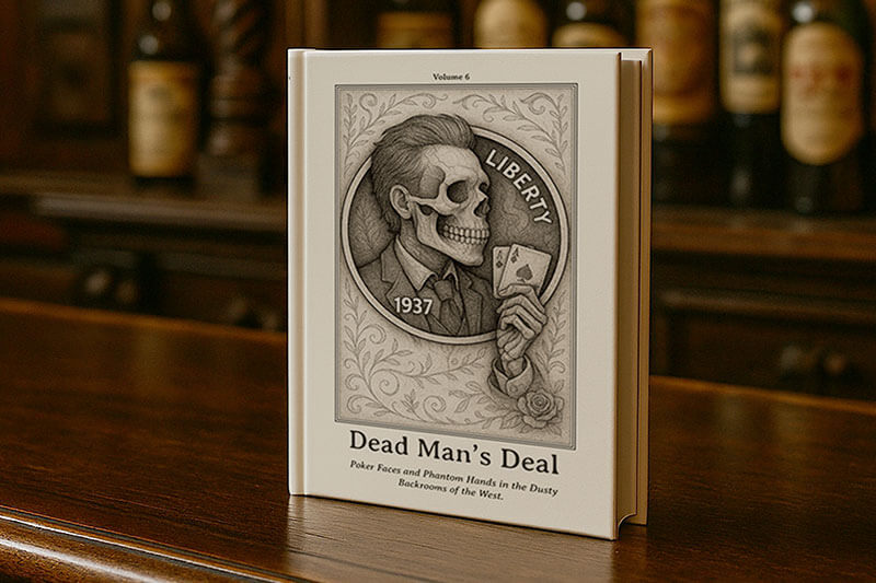 Dead Man’s Deal Prints:
Poker Faces and Phantom Hands in the Dusty Backrooms of the West.