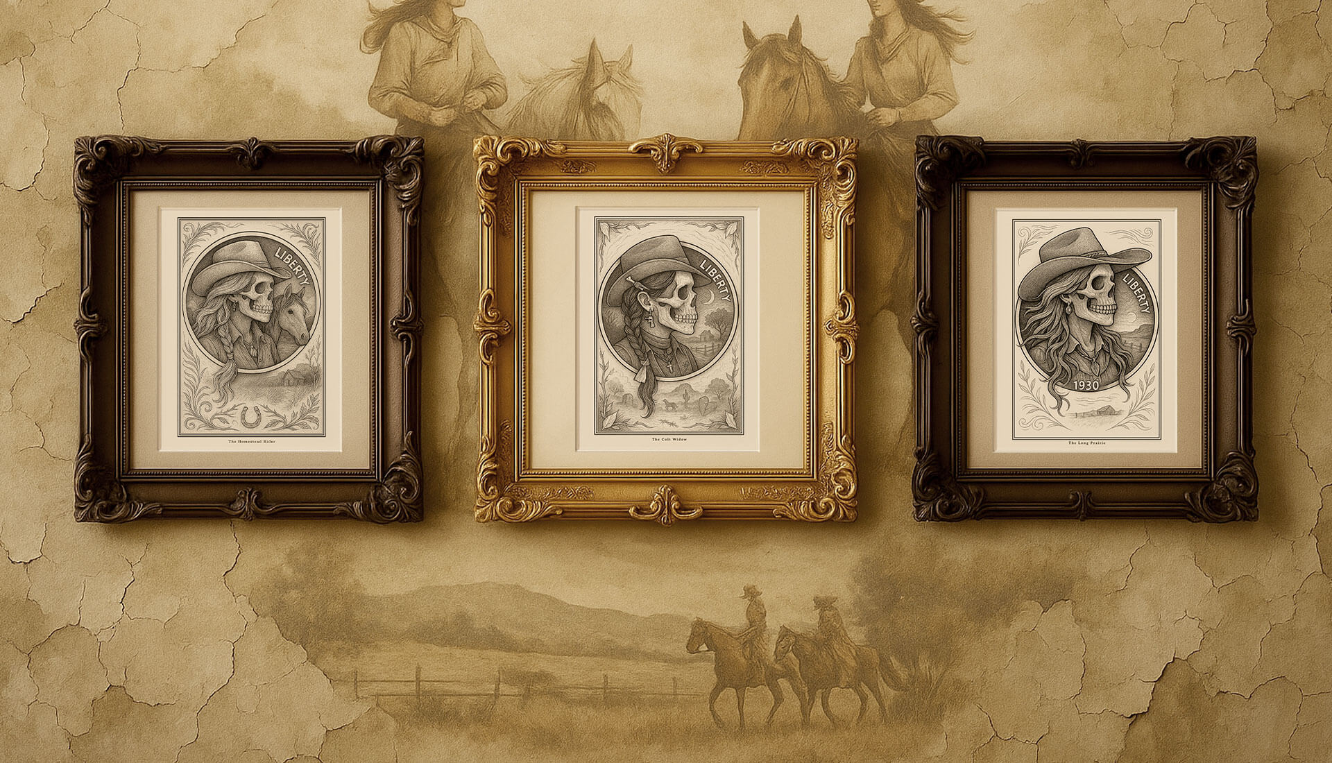 Cowgirls-In-Silver-Prints